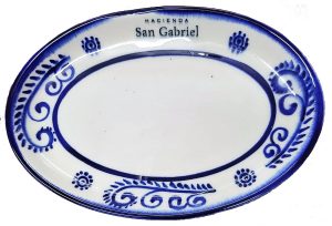 Big Oval Decorated Plate